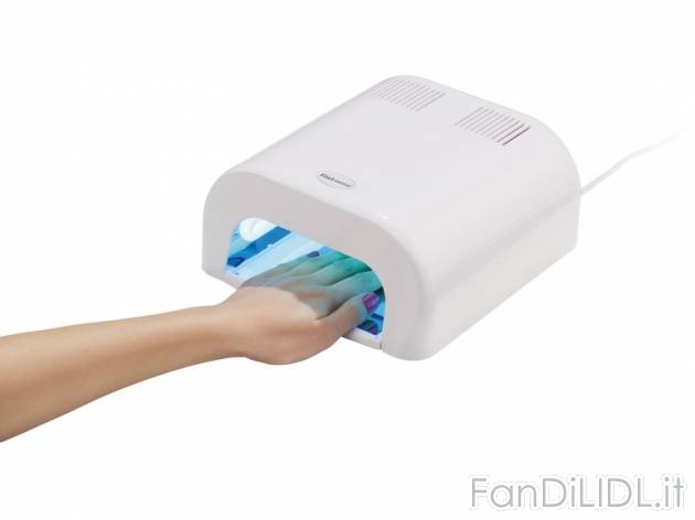 Lampada UV asciuga unghie Sanitas, prezzo 24,99 &#8364; per Alla confezione ...