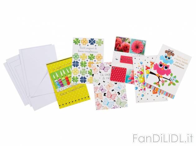 Biglietti augurali Melinera, prezzo 1,49 &#8364; per Alla confezione 
- A scelta ...