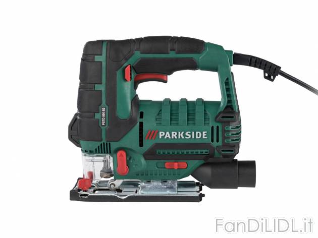 Seghetto a pendolo Parkside PTSD 800B2, prezzo 29.99 &#8364; 
- Guida al laser ...