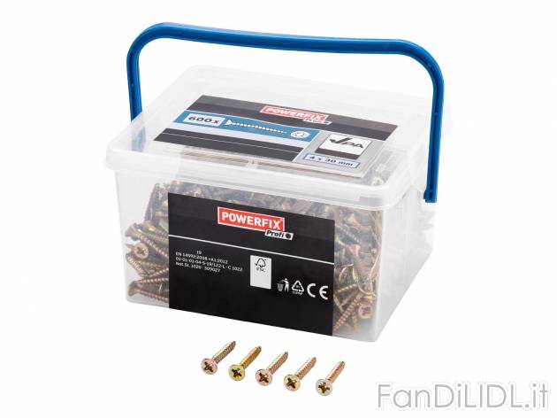 Viti per truciolato Powerfix, prezzo 2.99 &#8364; 
- 150, 250, 350, 400 o 600 ...