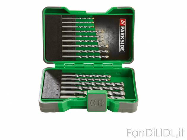 Set punte per trapano o set bit Parkside, prezzo 5.99 &#8364; 
- 15 o 37 pezzi
- ...