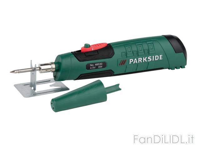 Saldatore a batteria Parkside, prezzo 9.99 &#8364; 
- Riscaldamento veloce
- ...
