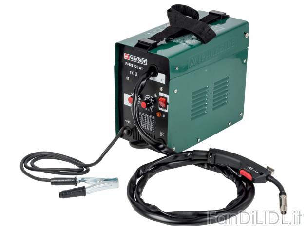 Saldatrice elettrica a filo Parkside PFDS 120A1, prezzo 99.00 &#8364; 
- Funzionamento ...