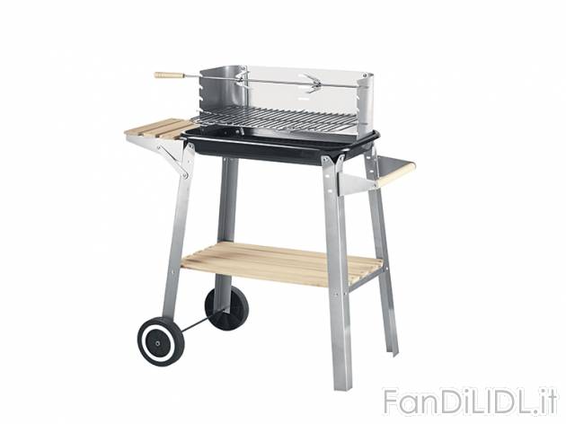 Barbecue con carrello Florabest, prezzo 24,99 &#8364; per Alla confezione 
- ...