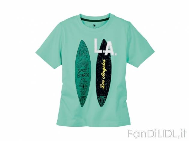 T-shirt da bambino Pepperts, prezzo 4,99 &#8364; per Alla confezione 
- In puro ...