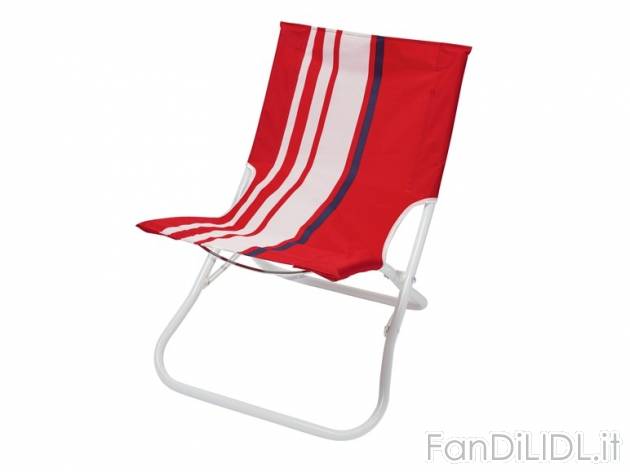 Sedia pieghevole da spiaggia , prezzo 12,99 &#8364; per Alla confezione 
- Superficie ...