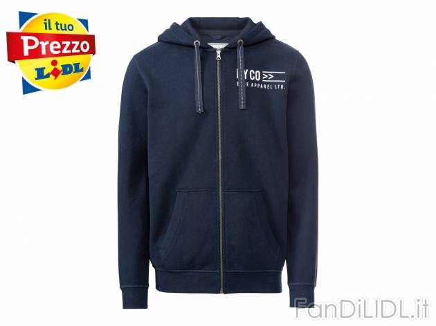 Felpa da uomo Livergy, prezzo 12.99 &#8364;  
Misure: S-XL
- Oeko tex NEW