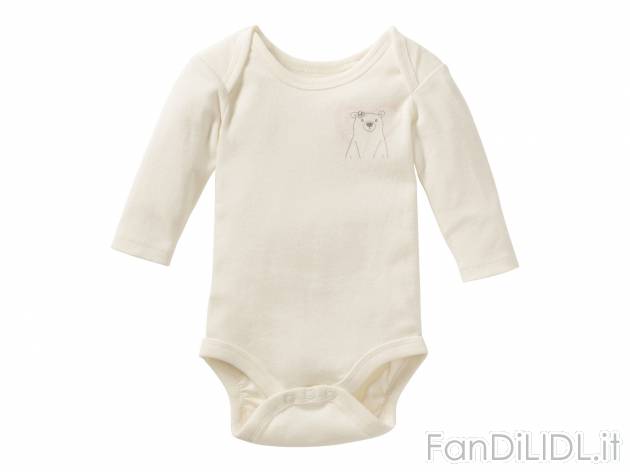 Body a manica lunga da neonata, 5 pezzi Lupilu, prezzo 9.99 &#8364; 
- In puro ...
