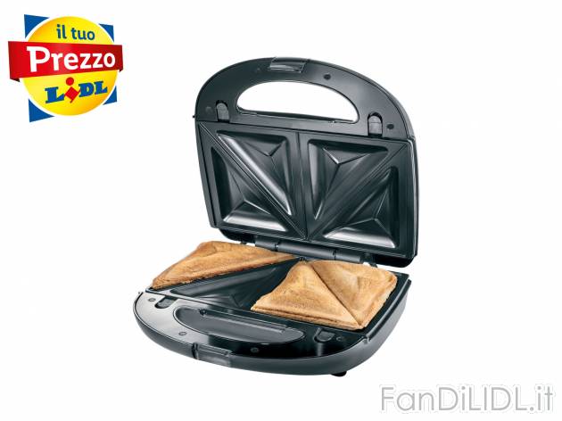 Tostiera 3 in 1 Silvercrest Kitchen Tools, prezzo 17.99 &#8364; 
- Funzione ...
