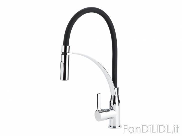 Miscelatore da cucina con doccetta estraibile , prezzo 49.00 &#8364; 
- Tubo ...