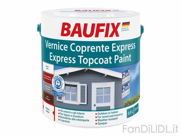 Pittura coprente 2,5 L , prezzo 12.99 &#8364; per Alla confezione 
- Per interni ...