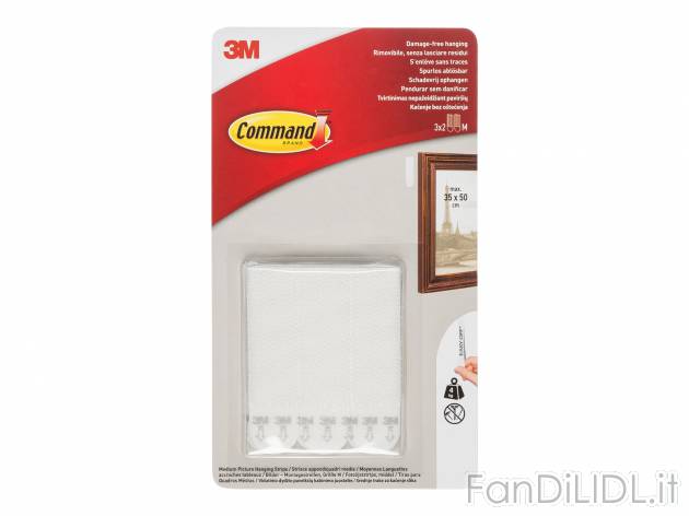 Strisce appendiquadri 3M 3M, prezzo 3.99 &#8364; 
- Rimovibili, senza lasciare ...