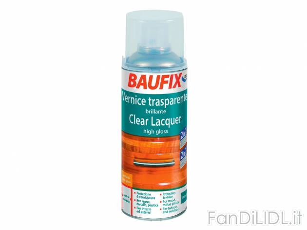 Vernice spray trasparente o per caloriferi 400 ml , prezzo 3.99 &#8364; per ...