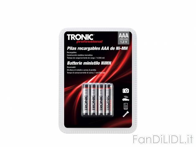 Batterie ricaricabili , prezzo 3.99 &#8364; per Alla confezione 
A scelta fra ...
