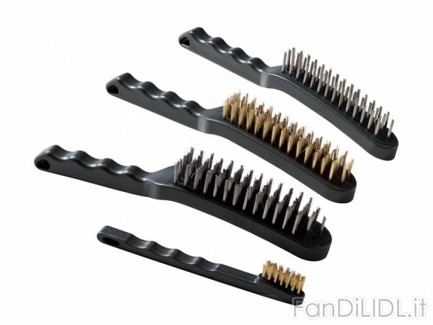Set spazzole metalliche Powerfix, prezzo 4,99 &#8364; per Al set 
- Per pulire ...