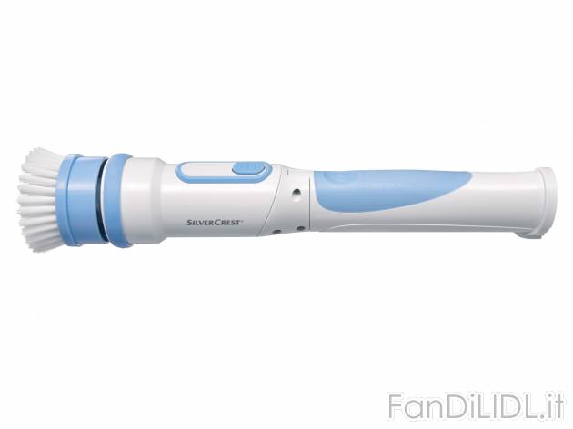 Spazzola a batteria per pulizia Silvercrest, prezzo 29.99 &#8364; 
- Asta telescopica ...