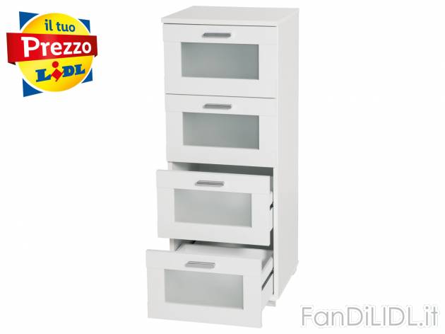 Cassettiera per il bagno Livarno Living, le prix 49.00 &#8364; 
- Antigraffio ...
