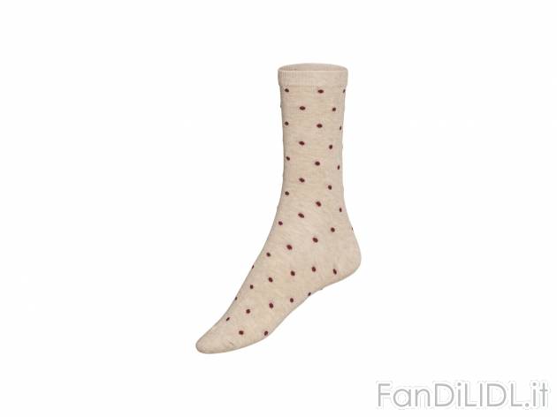 Calze da donna, 5 paia Esmara, le prix 4.99 &#8364; 
Misure: 35-42
Taglie disponibili

Caratteristiche
 ...