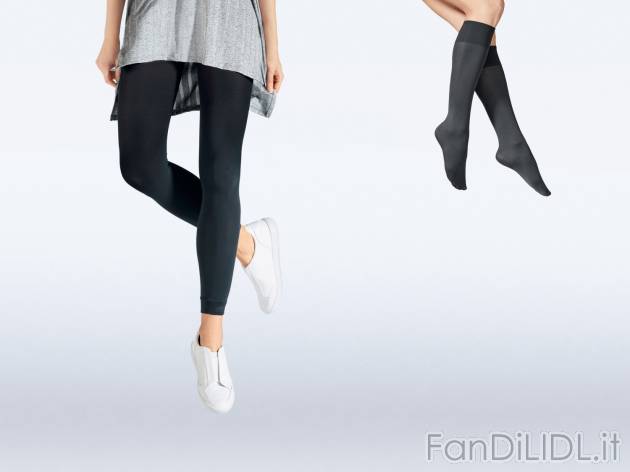 Calzamaglia o gambaletti da donna 90 DEN Esmara, le prix 3.99 &#8364; 
Misure ...