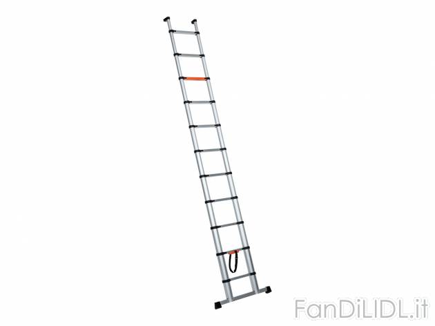 Scala telescopica in alluminio Powerfix, le prix 99.00 &#8364; 
Salvaspazio ...