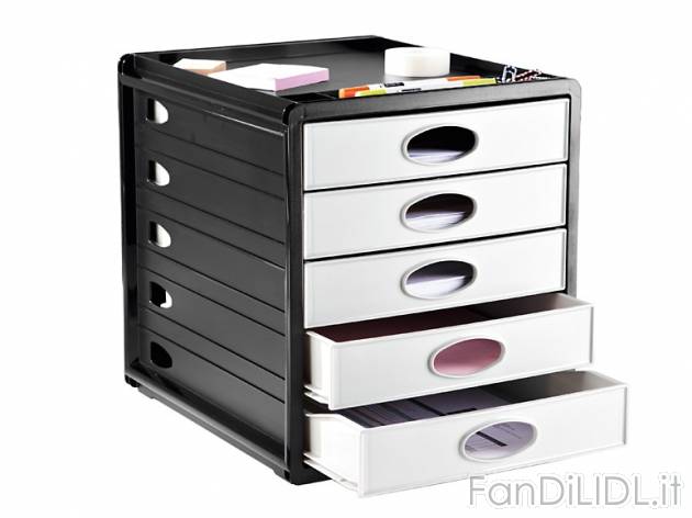 Box per ufficio con 5 cassetti United Office, prezzo 14,99 &#8364; per Alla ...