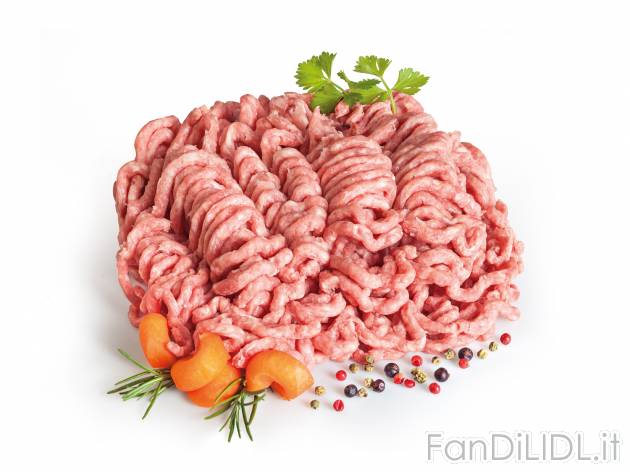 Macinato misto di suino e bovino , le prix 2.39 &#8364; 
- Per la preparazione ...