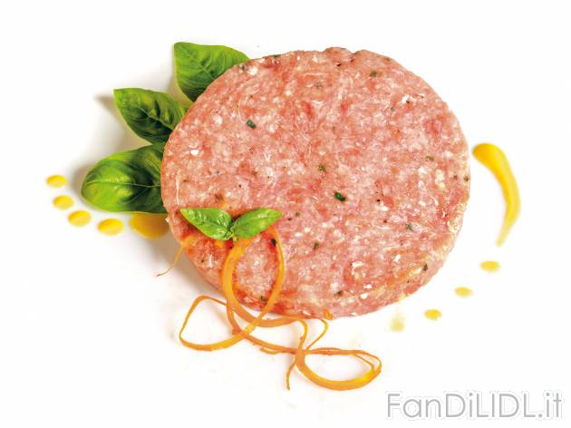 Hamburger con tacchino e speck , le prix 0.99 &#8364; 
- Saporiti e veloci da ...
