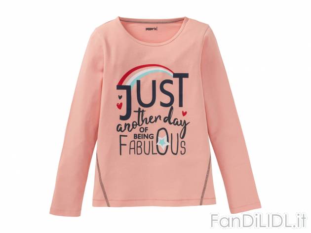 Pigiama in flanella da bambina Pepperts, le prix 7.99 &#8364; 
Misure: 6-14 ...