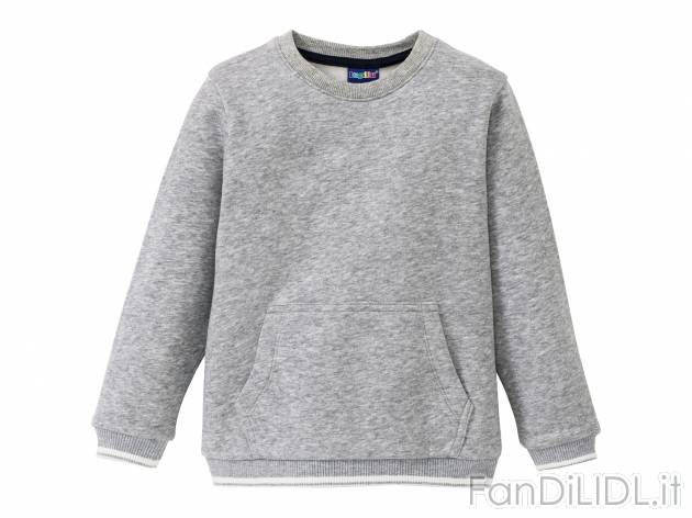 Felpa da bambino Lupilu, le prix 6.99 &#8364; 
Misure: 1-6 anni
Taglie disponibili

Caratteristiche ...