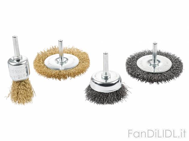 Set per lucidare o set spazzole metalliche Parkside, le prix 4.99 &#8364; 
- ...