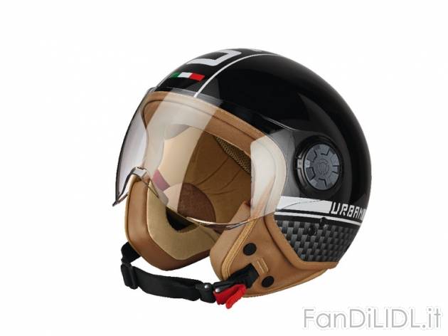 Casco jet , prezzo 29,99 &#8364; per Alla confezione 
- Visiera con rivestimento ...