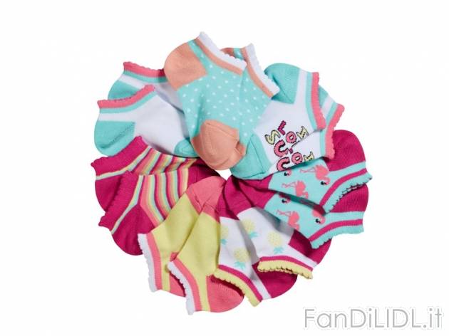 Calzini da bambina Lupilu, prezzo 3,99 &#8364; per Alla confezione 
- Comodi ...