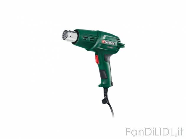 Pistola termica Parkside, prezzo 12,99 &#8364; per Alla confezione 
- Accessori ...