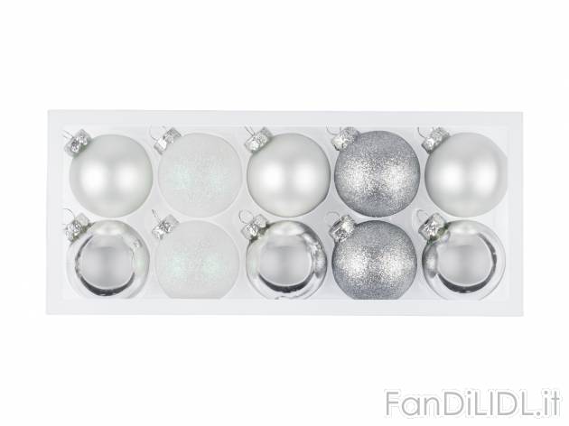 Palline natalizie in vetro Melinera, le prix 2.99 &#8364; 
8, 10 o 24 pezzi
Caratteristiche ...