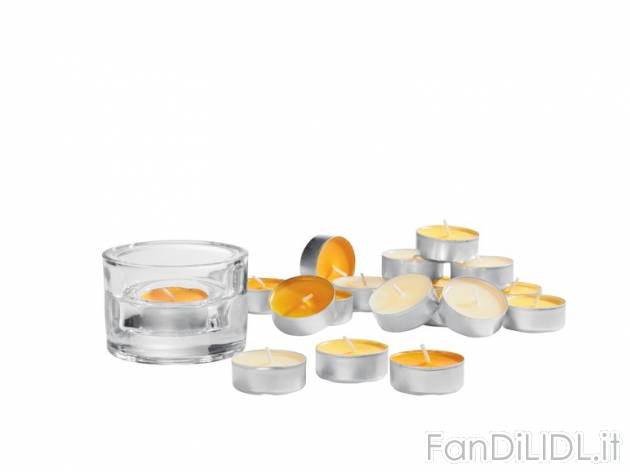 Portalumino, 1 pezzo o lumini alla citronella 6/18 pezzi Melinera, prezzo 1,99 &#8364; ...