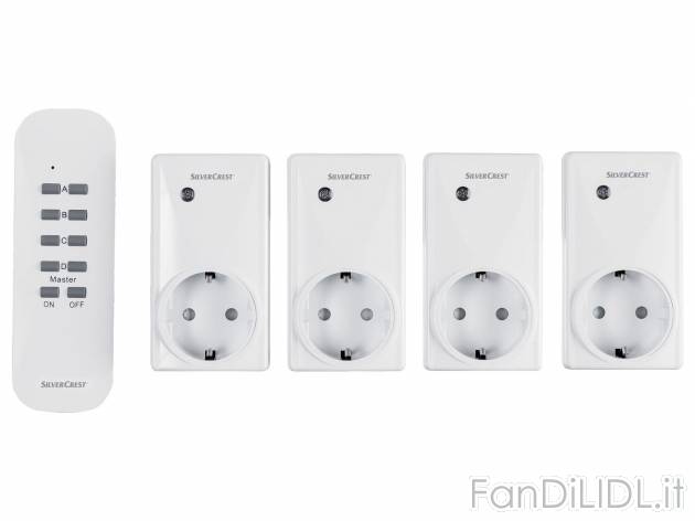 Set prese telecomandate per interni o per esterni Silvercrest, le prix 14.99 &#8364; ...