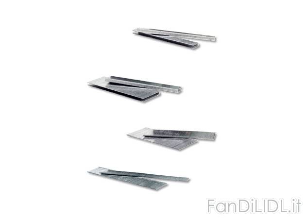 Set graffe o chiodi Parkside, prezzo 2,99 ? per Al set 
 di- Per le comuni pistole ...