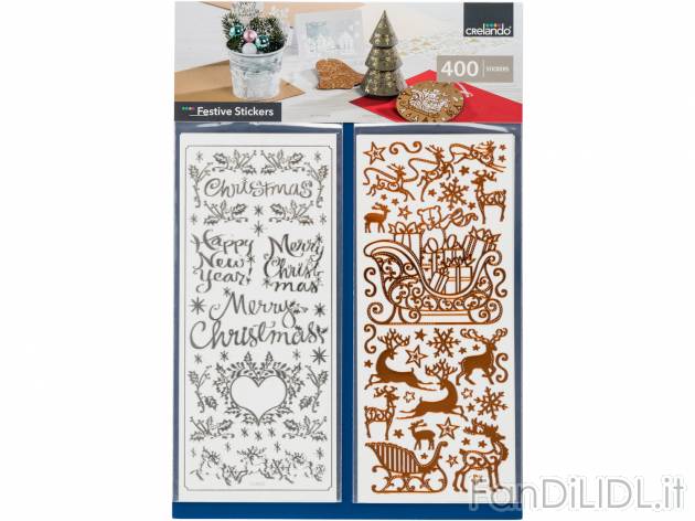 Set biglietti o adesivi per bricolage Crelando, le prix 3.99 &#8364; 

Caratteristiche ...