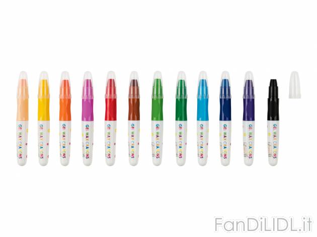 Pastelli gel United Office, le prix 3.99 &#8364;  
12 pezzi
Caratteristiche