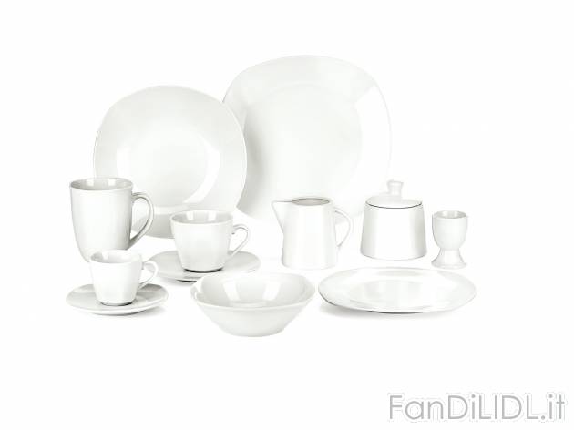Servizio di piatti Ernesto, le prix 59.00 &#8364; 
62 pezzi 
- 6 x Piatti
- ...