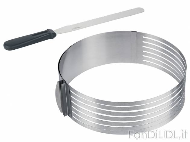 Anello tagliatorte o paletta per dolci in acciaio Ernesto, le prix 4.99 &#8364; ...