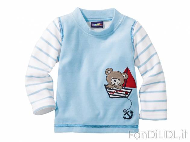 Tuta da neonato Lupilu, prezzo 4,99 &#8364; 
-  In confortevole tessuto felpato