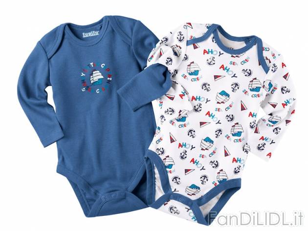 Body da neonato, 2 pezzi Lupilu, prezzo 4,99 &#8364; 
- Particolarmente delicato ...