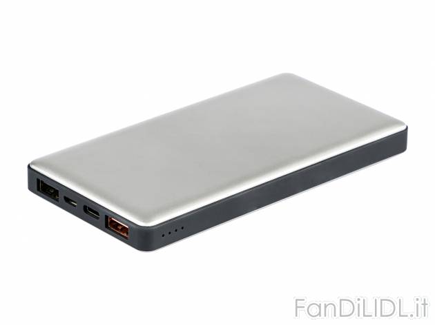 Powerbank 10000 mAh Silvercrest, le prix 19.99 &#8364; 
- Con 