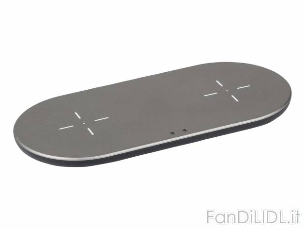 Caricatore QI Wireless Silvercrest, le prix 14.99 &#8364; 
- Spia LED
- Potenza ...