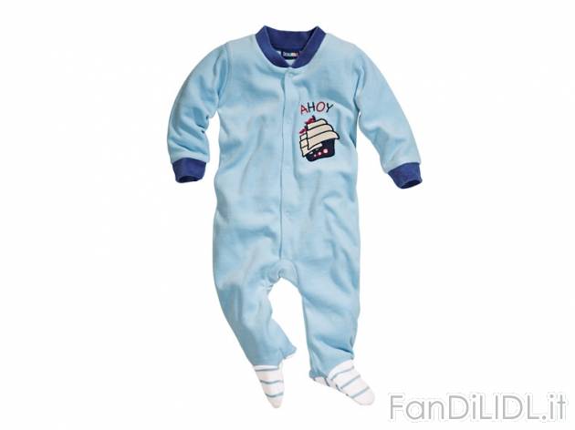 Pigiama intero da neonato Lupilu, prezzo 4,99 &#8364;
- In confortevole tessuto ...
