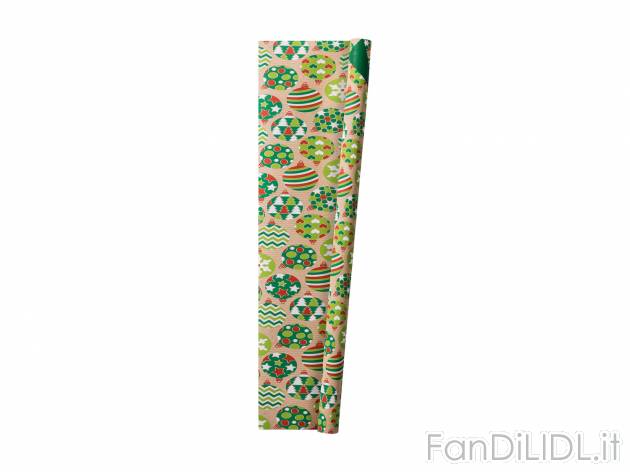Rotolo carta regalo Melinera, le prix 1.29 &#8364; 
5 m x 70 cm 
- 60 g/m&sup2;
Caratteristiche

- ...