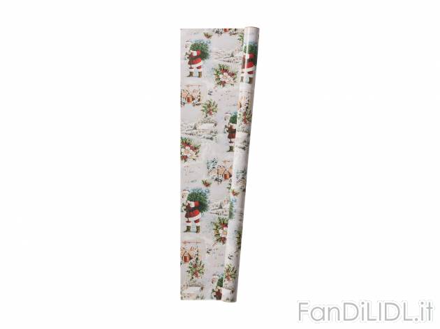 Rotolo carta da regalo Melinera, le prix 1.49 &#8364; 
10 m x 70 cm 
- 80 g/m&sup2;
Caratteristiche

- ...