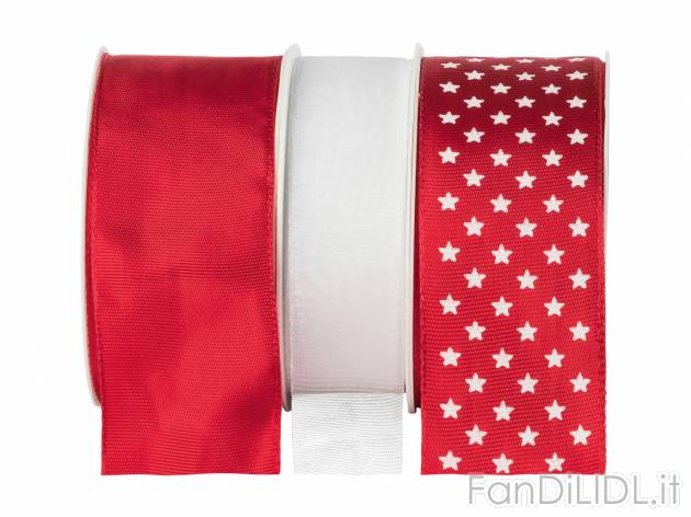 Set nastri regalo Melinera, le prix 1.99 &#8364;  
-  3 x 3 m
Caratteristiche