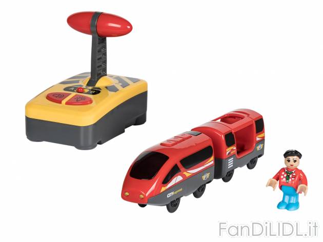 Trenino telecomandato tramite batteria o APP , le prix 14.99 &#8364; 
- Con ...